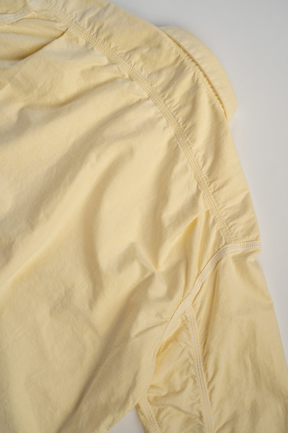 SH04B ボックスワイド3本針シャツ ox(YELLOW)