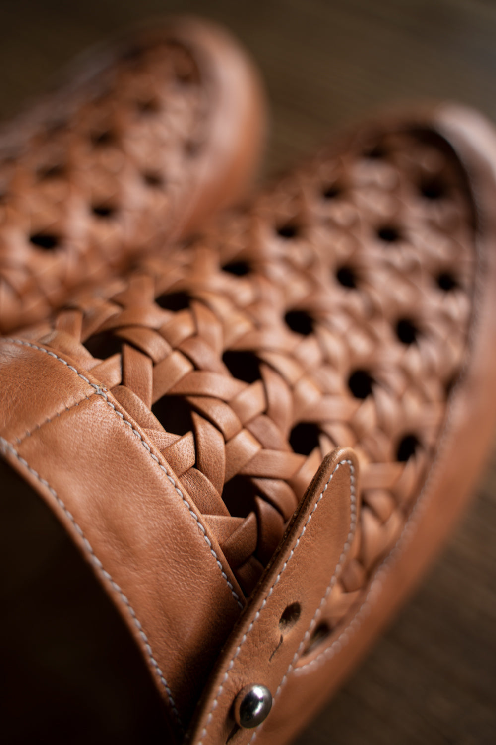 【ラスト1点】Cage Sandals(Horse Membrane-CAMEL)