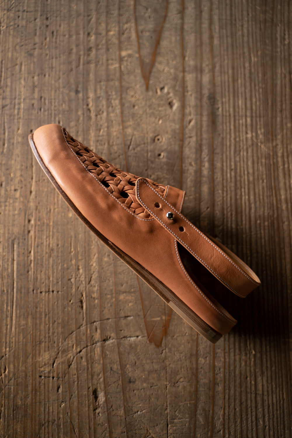 【ラスト1点】Cage Sandals(Horse Membrane-CAMEL)