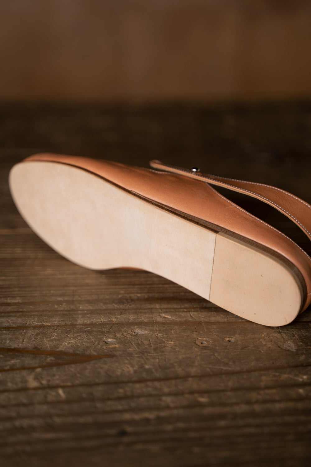 【ラスト1点】Cage Sandals(Horse Membrane-CAMEL)