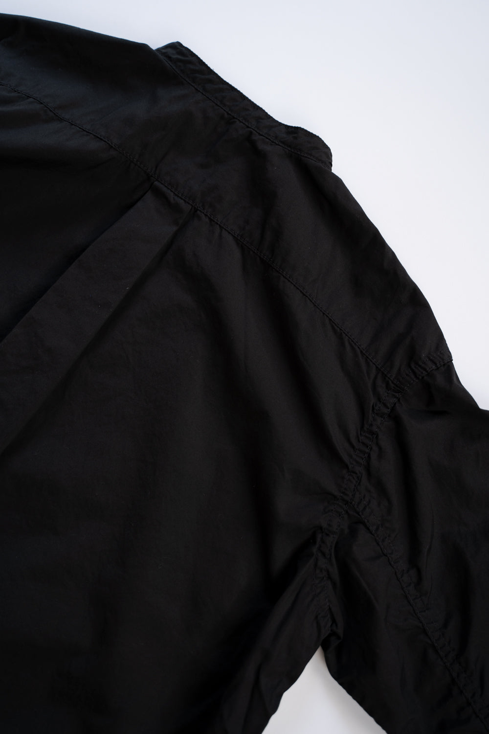 SH06B ボックススタンド2本針シャツ(BLACK)