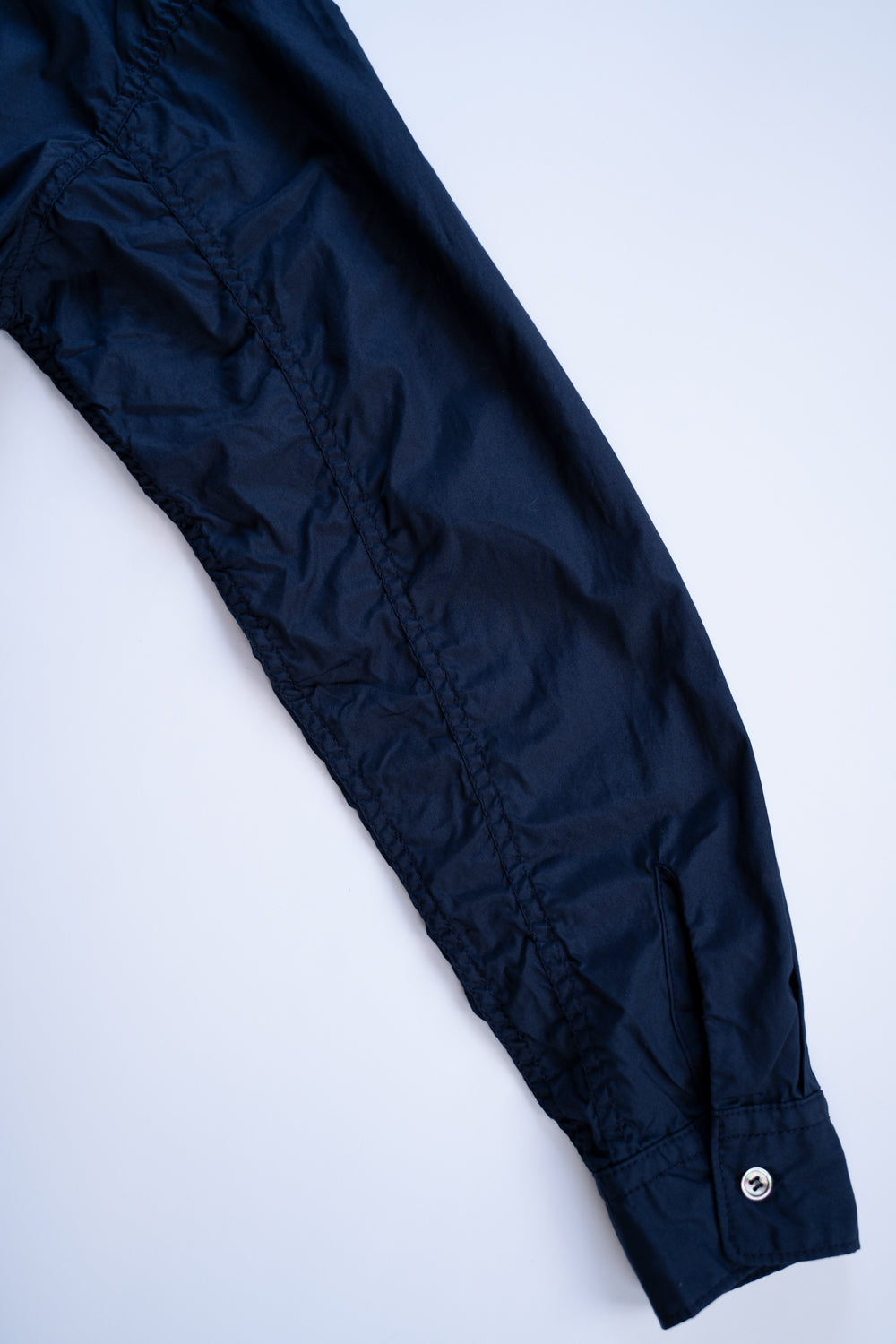 【ラスト1点】SH06B ボックススタンド2本針シャツ(NAVY)