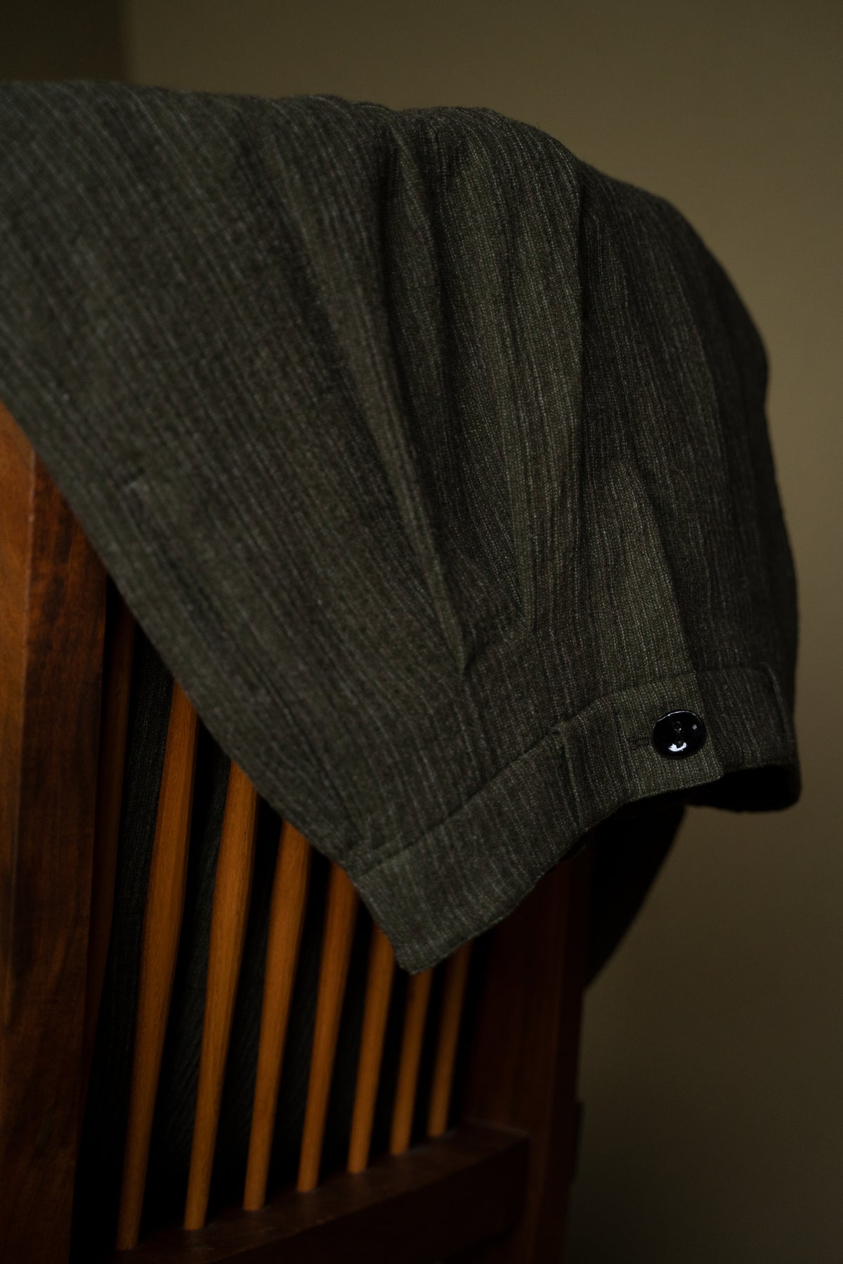 Cocoon Pants - Yak Linen Cotton Cord -(MOSS)