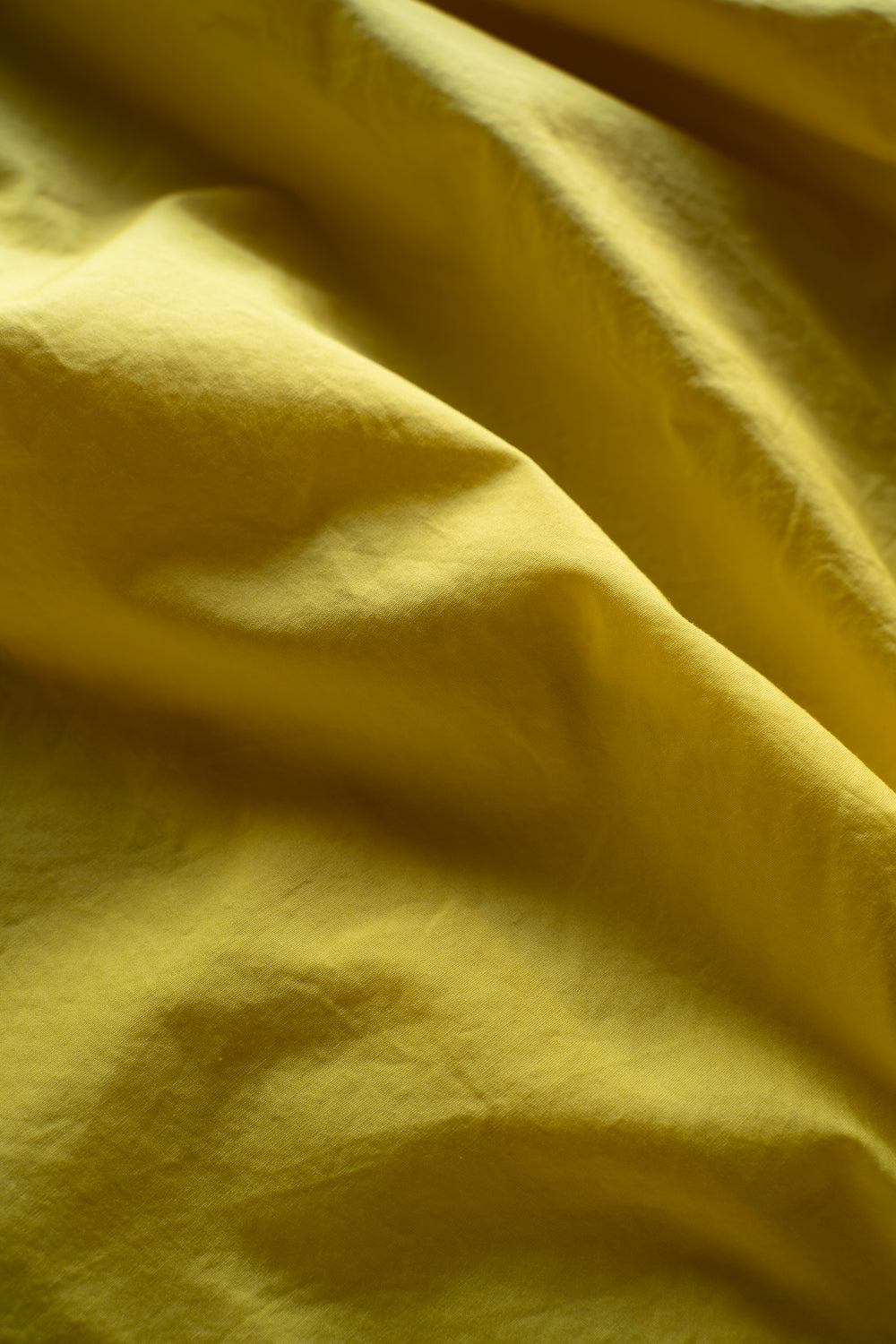 【ラスト1点】SH06B ボックススタンド2本針製品染シャツ(YELLOW)