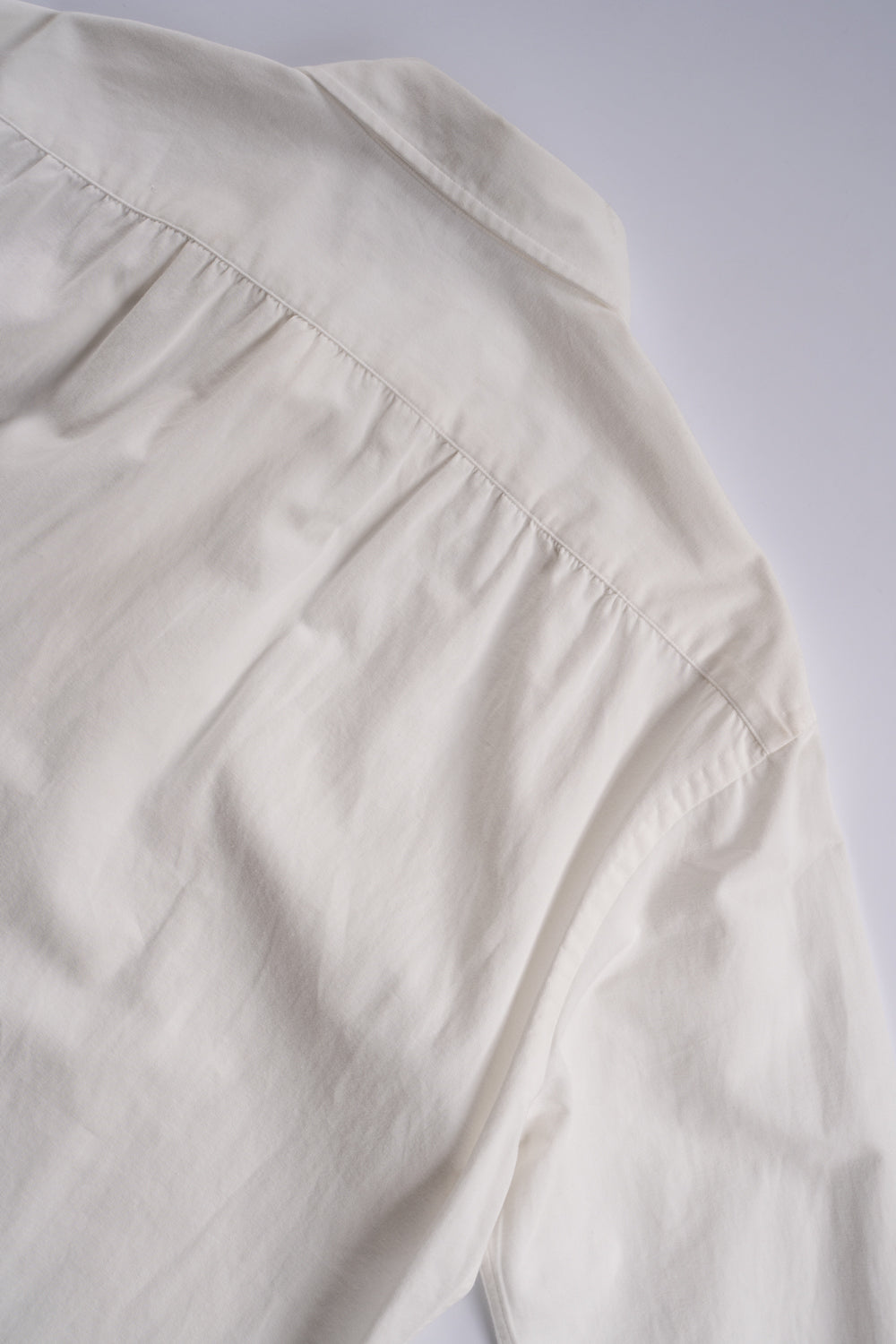 【ラスト1点】Vintage Dressed Twill Windsor Wide Collar Shirt(OYSTER WHITE)