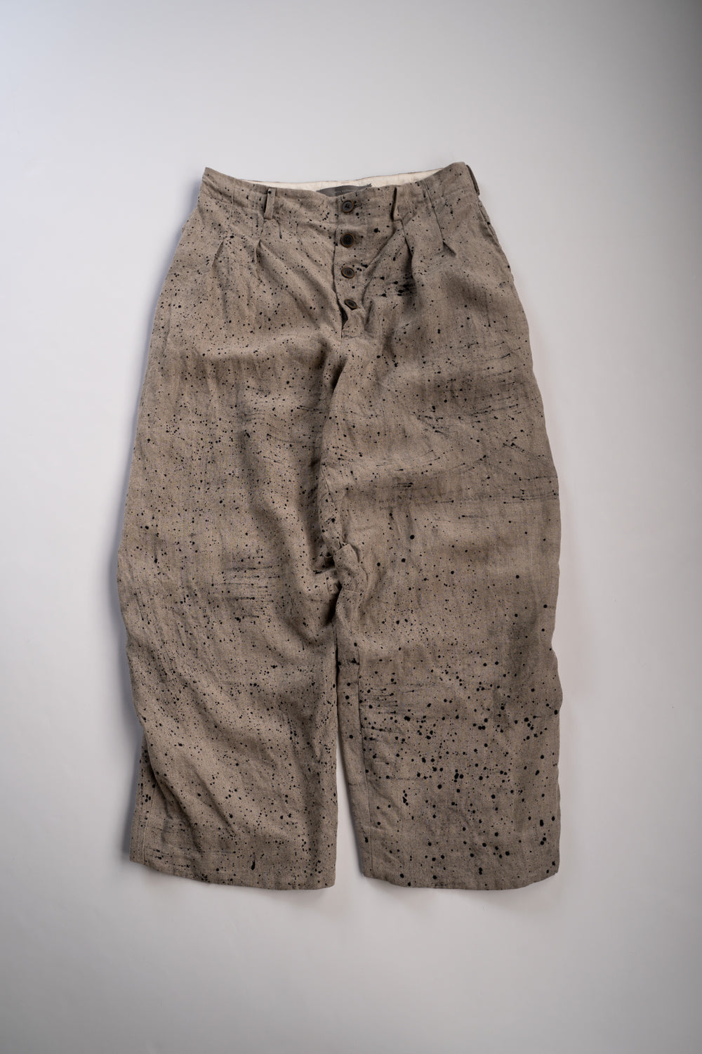 【ラスト1点】Airbrushed Dyed Fabrics Hook Pants/エアーブラッシュドダイドファブリックスホックパンツ(ECRU)