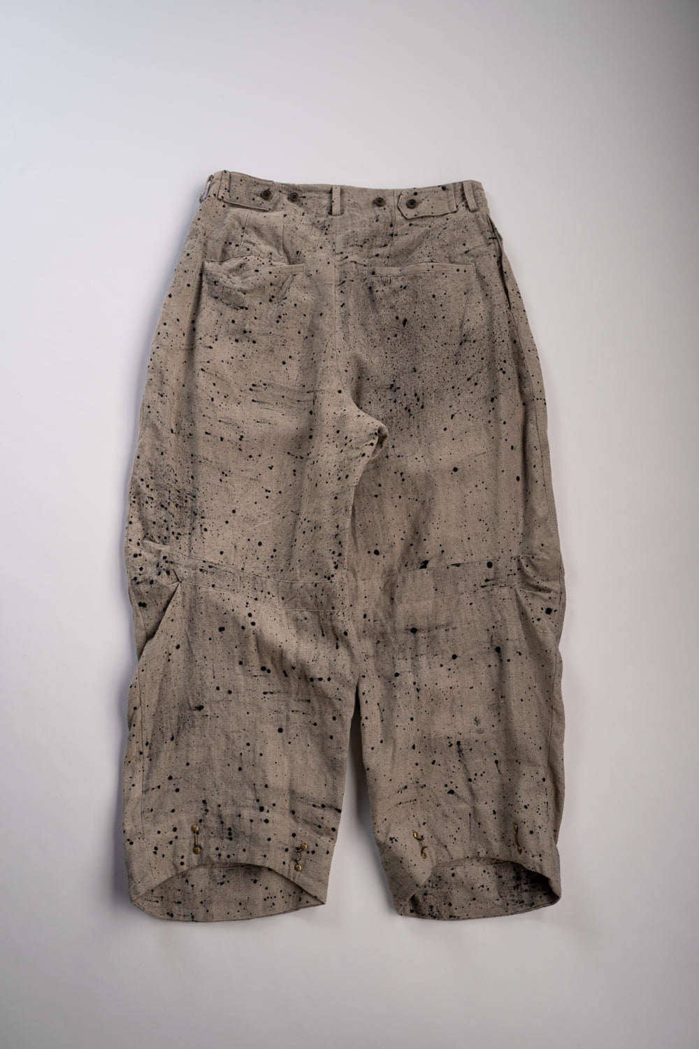 【ラスト1点】Airbrushed Dyed Fabrics Hook Pants/エアーブラッシュドダイドファブリックスホックパンツ(ECRU)