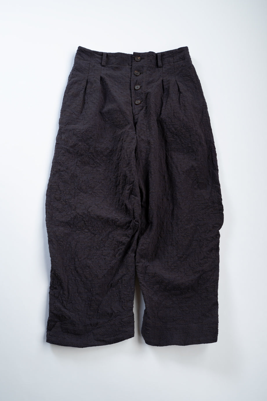 Slub Yarn Dobby Hook Pants/スラブヤーンドビーホックパンツ(CHARCOAL)