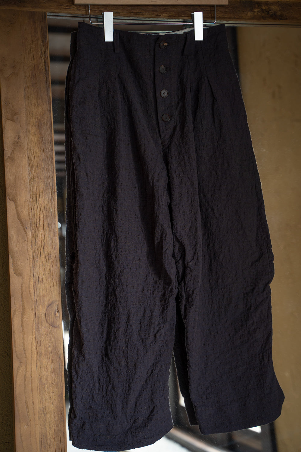 Slub Yarn Dobby Hook Pants/スラブヤーンドビーホックパンツ(CHARCOAL)