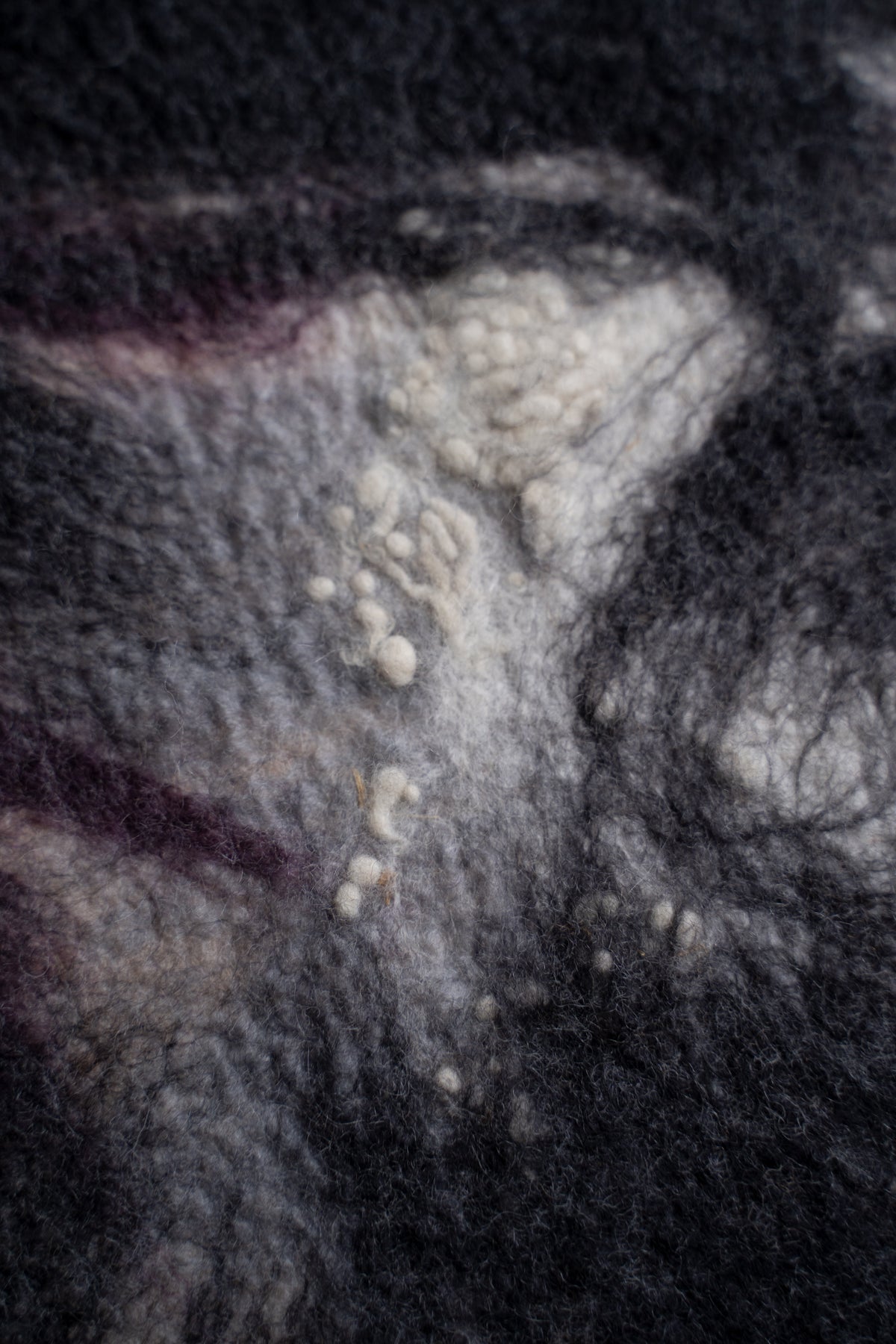 【ラスト1点】Merino Wool Blanket "ROSE" (BEIGE-GREY)
