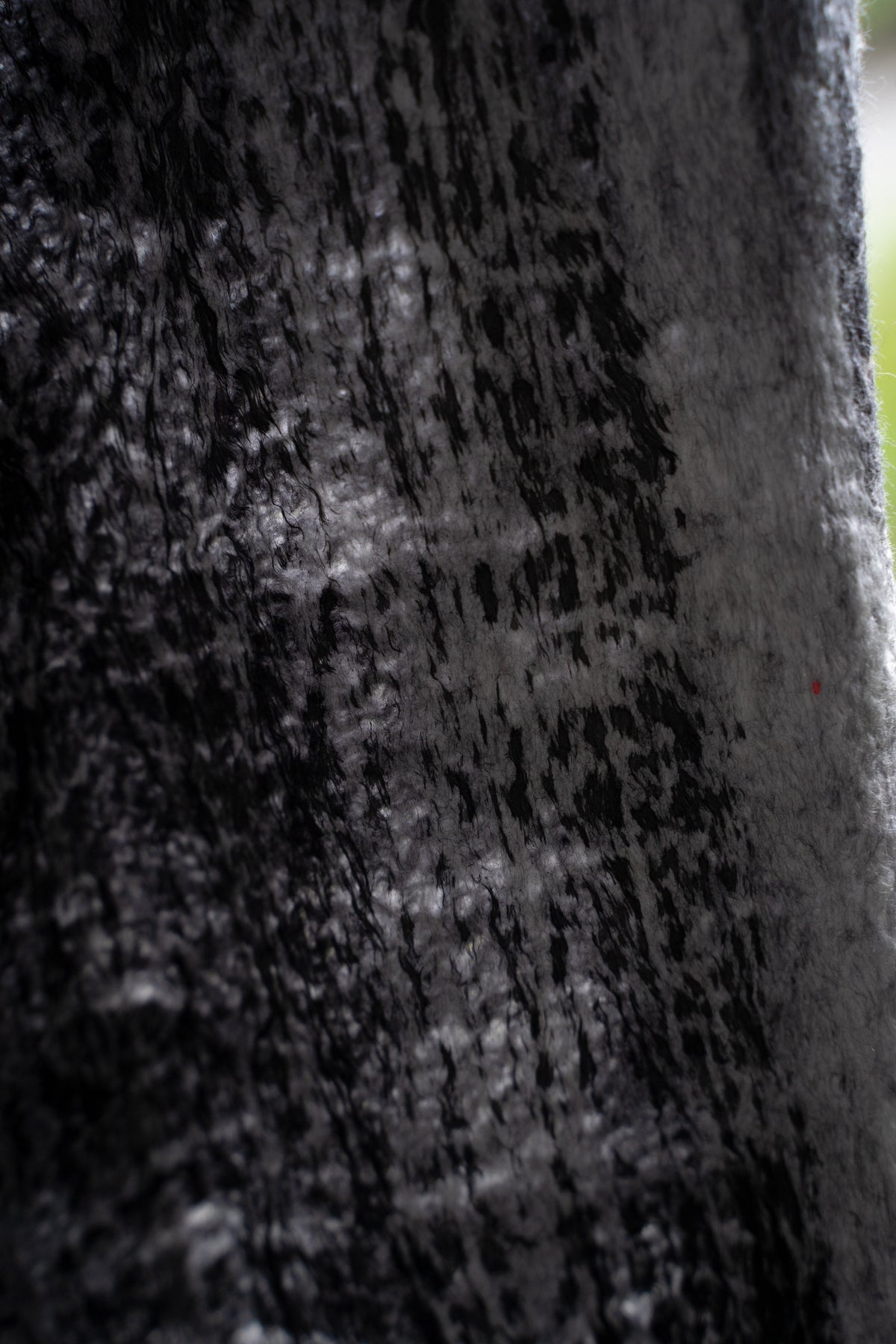【ラスト1点】Wool Silk Stole "Painting 300" (BLACK/WHITE)