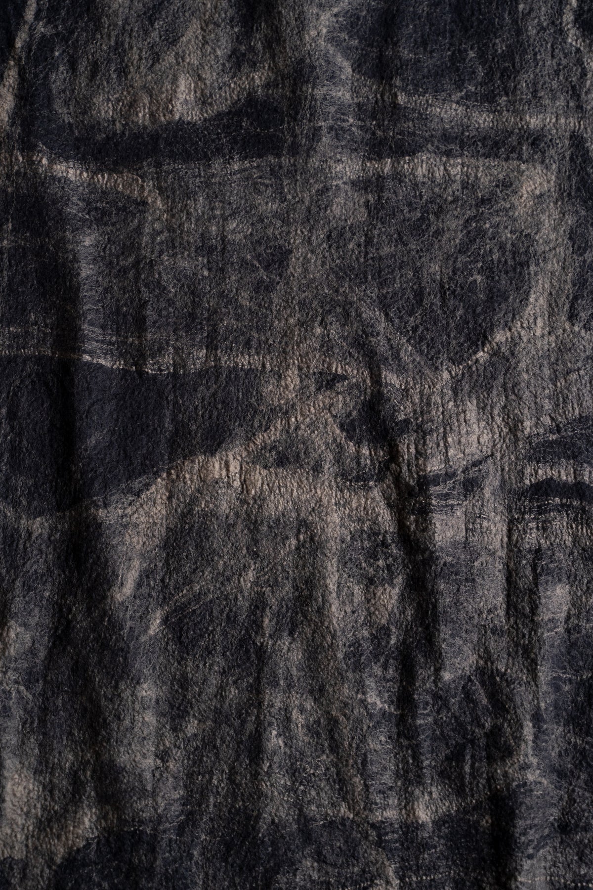 【ラスト1点】Wool Silk Stole "LIGHT 200" (BLACKBOARD/EARTH)