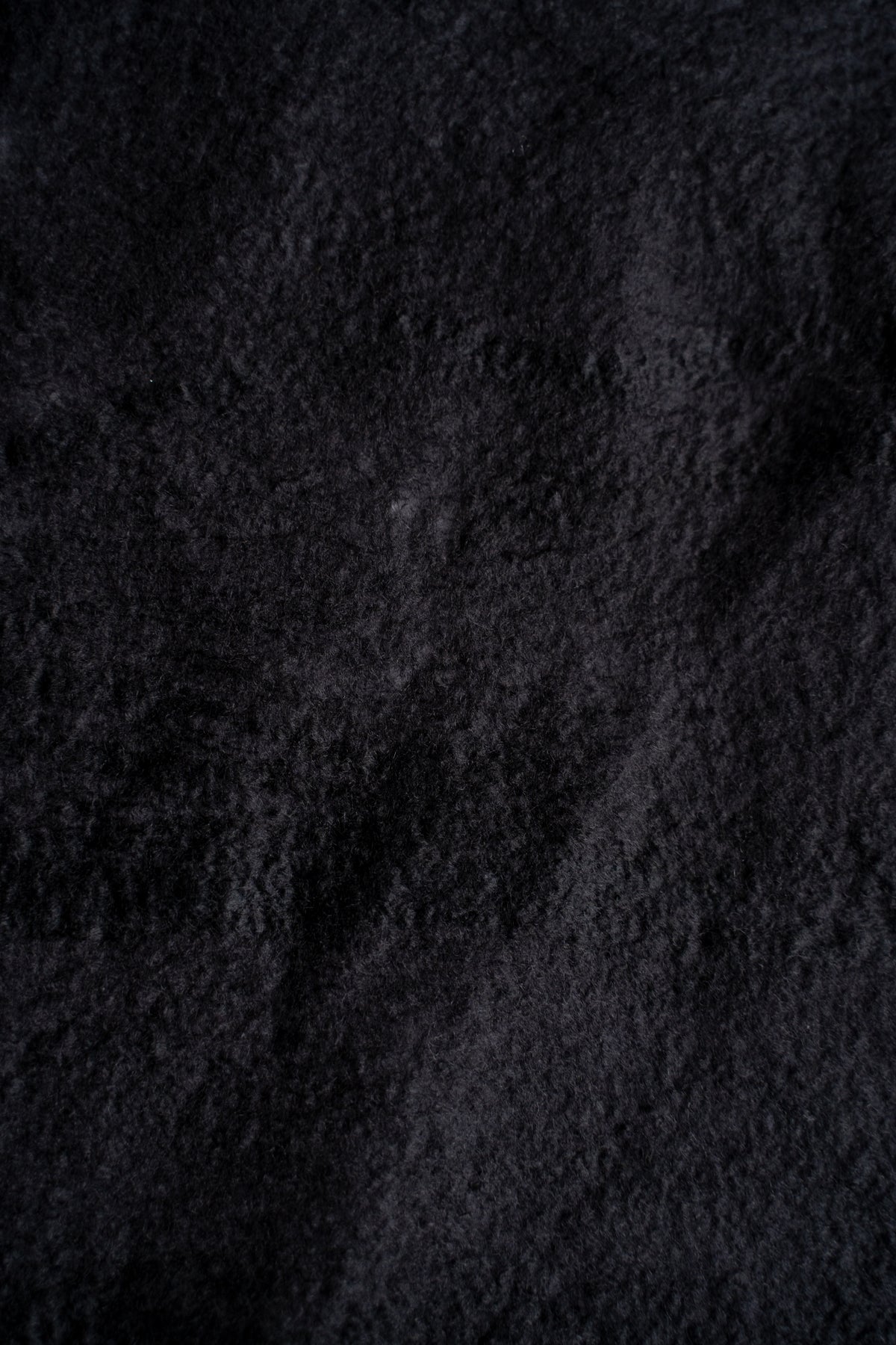 【ラスト1点】Wool Silk Stole "LIGHT 100" (BLACK/BLACK)