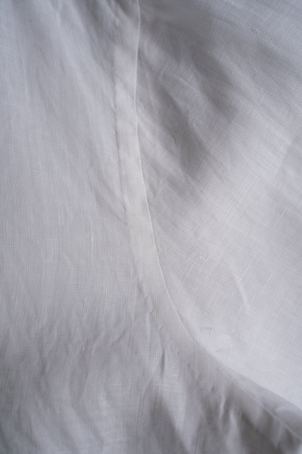 Authentic Linen Poplin Windsor Wide Collar Shirt(PEARL WHITE)