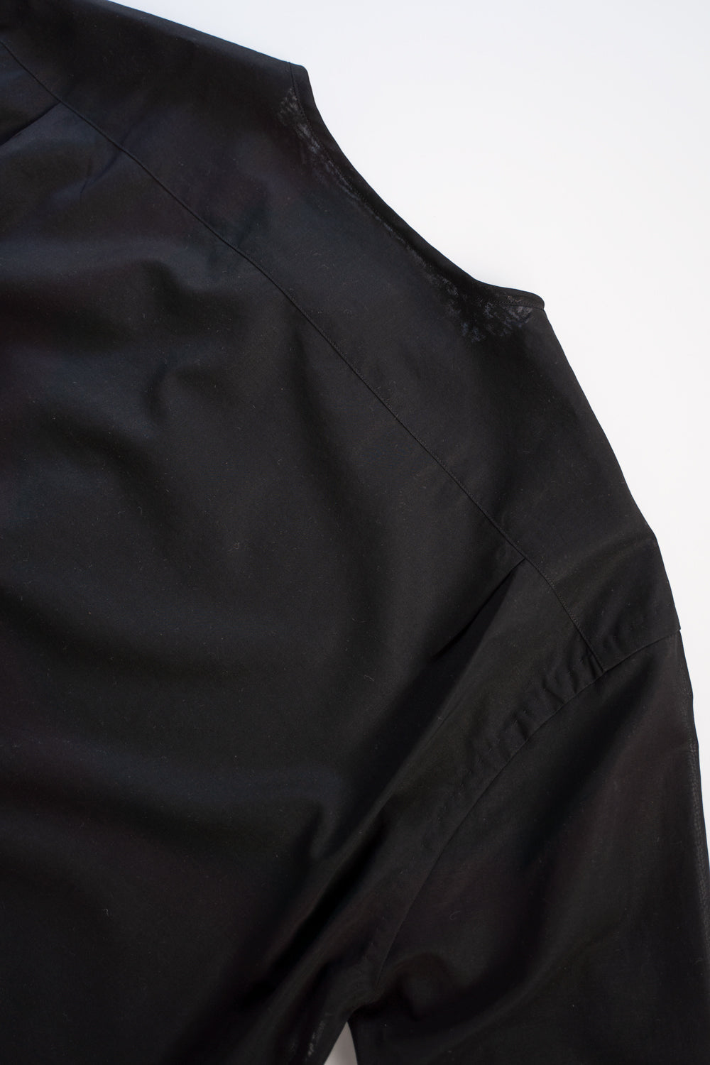 【ラスト1点】See-through Boil Ethnic Crew Neck Shirt(BLACK)