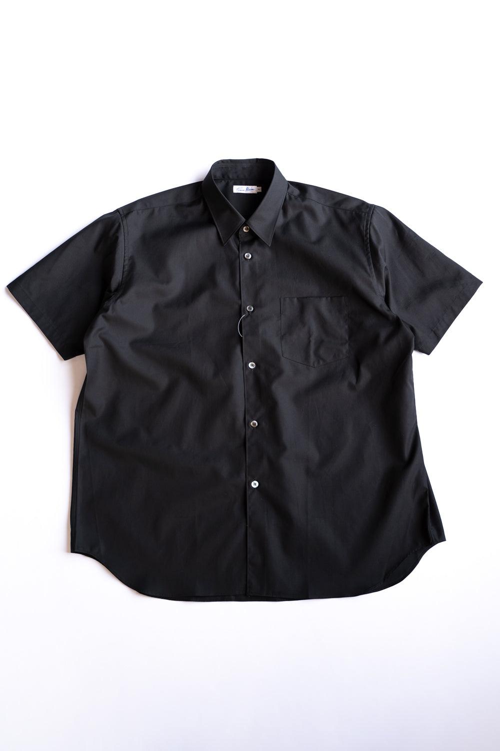 【ラスト1点】SH01B ボックスレギュラー半袖シャツ(BLACK)