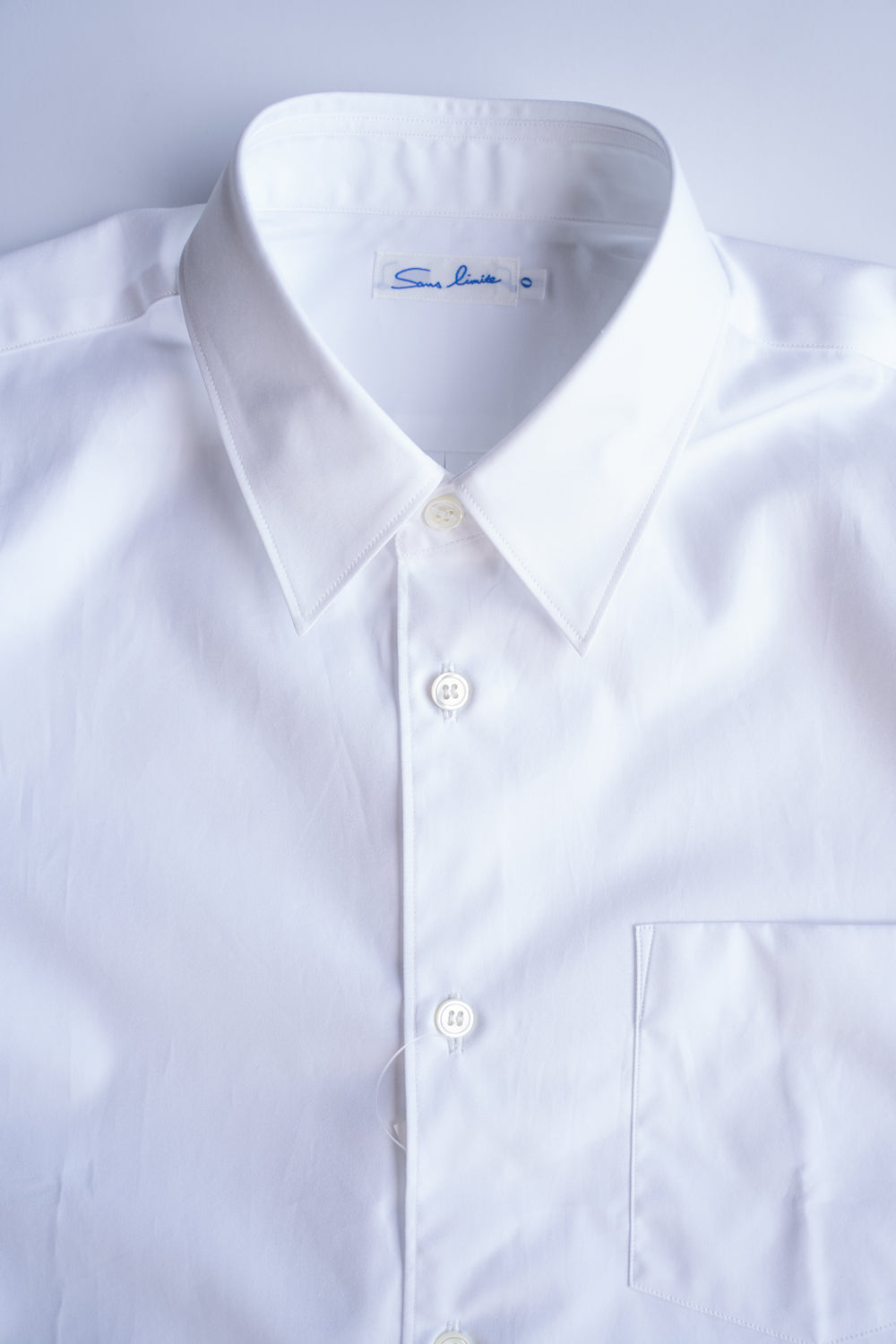 SH01B ボックスレギュラー半袖シャツ(WHITE)