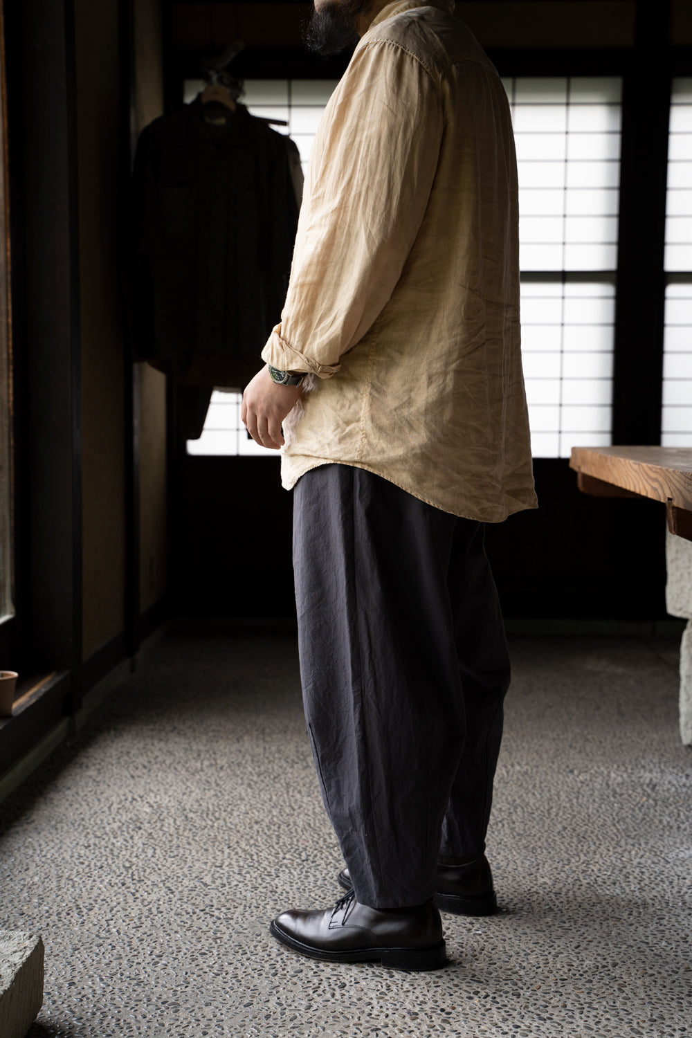 【ラスト1点】High Density Cotton Darts Pants/ハイデンシティーコットンダーツパンツ(DARK GRAY)