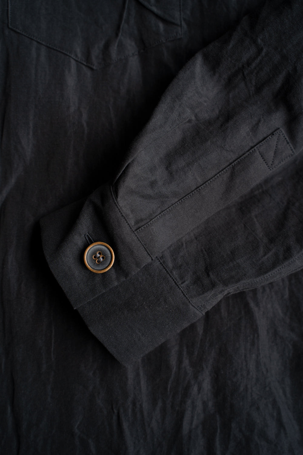 【ラスト1点】Classic Shirt/クラシックシャツ(SMOKY BLACK)
