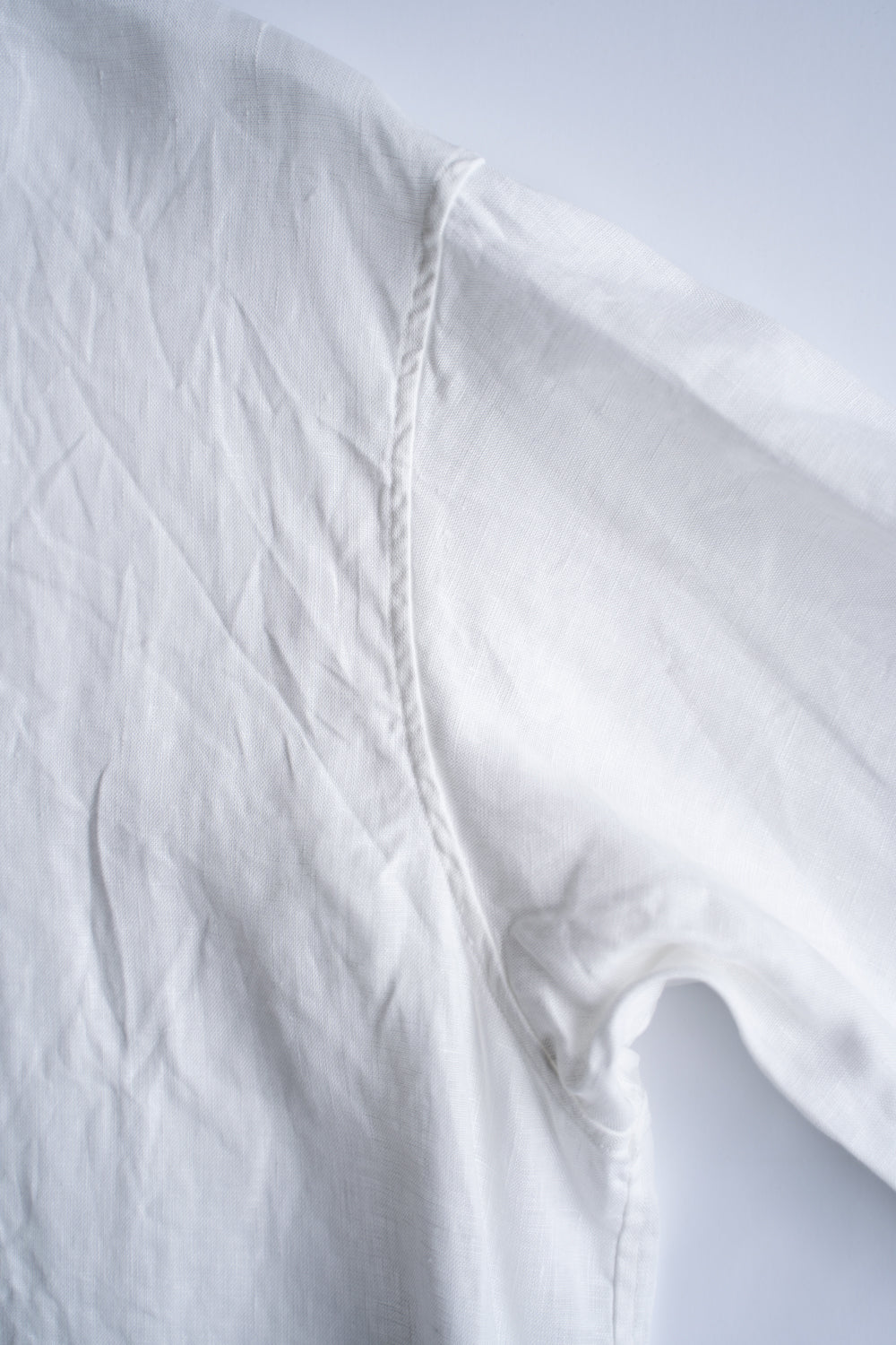 Airflow Canvas Collarless Shirt/エアフロウキャンバスカラーレスシャツ(OFF WHITE)