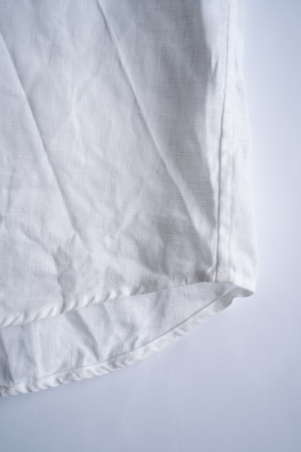 Airflow Canvas Collarless Shirt/エアフロウキャンバスカラーレスシャツ(OFF WHITE)