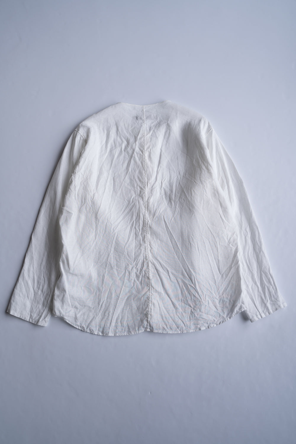 Airflow Canvas Collarless Shirt/エアフロウキャンバスカラーレスシャツ(OFF WHITE)