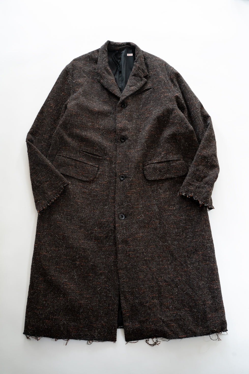 【ラスト1点】Cut Off Classic Straight Coat(MIX BROWN)