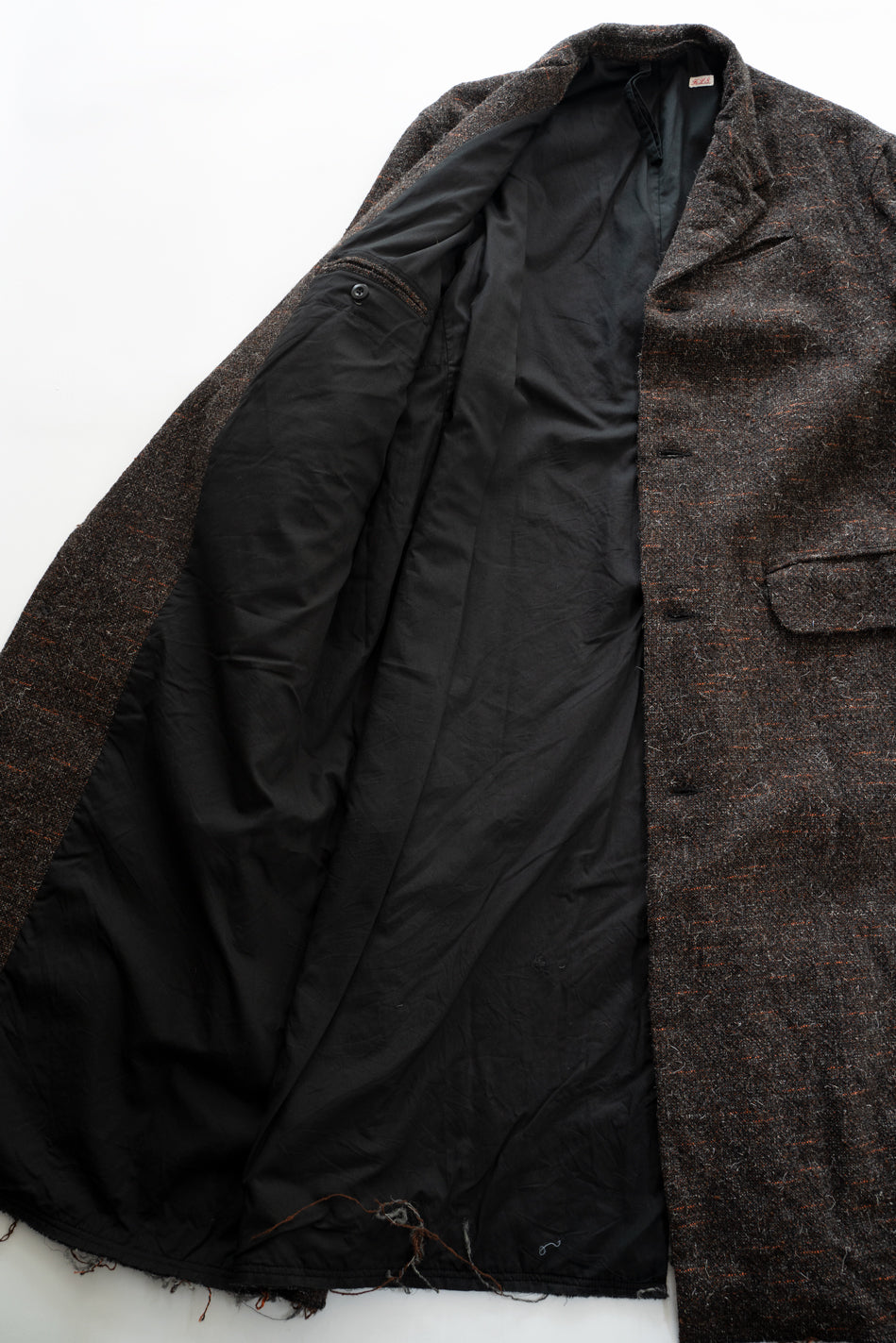 【ラスト1点】Cut Off Classic Straight Coat(MIX BROWN)