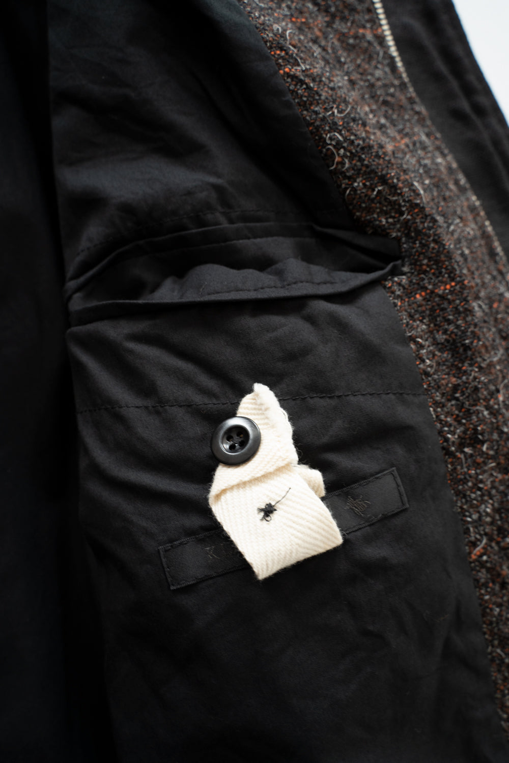 【ラスト1点】Volume Sleeve Tankers Blouson(MIX BROWN)