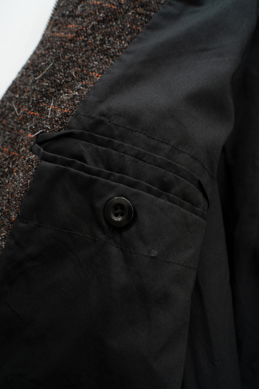 【ラスト1点】Volume Sleeve Tankers Blouson(MIX BROWN)