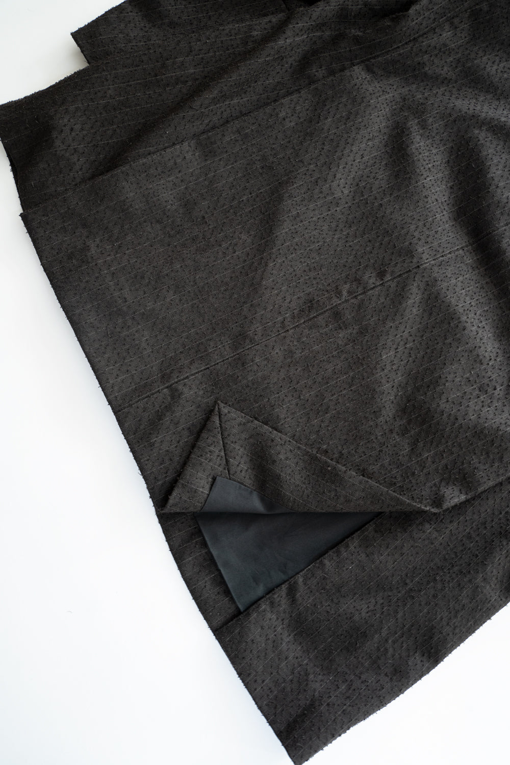 【ラスト1点】Double Breasted Semi Long Blazer(IRON BROWN STRIPES)