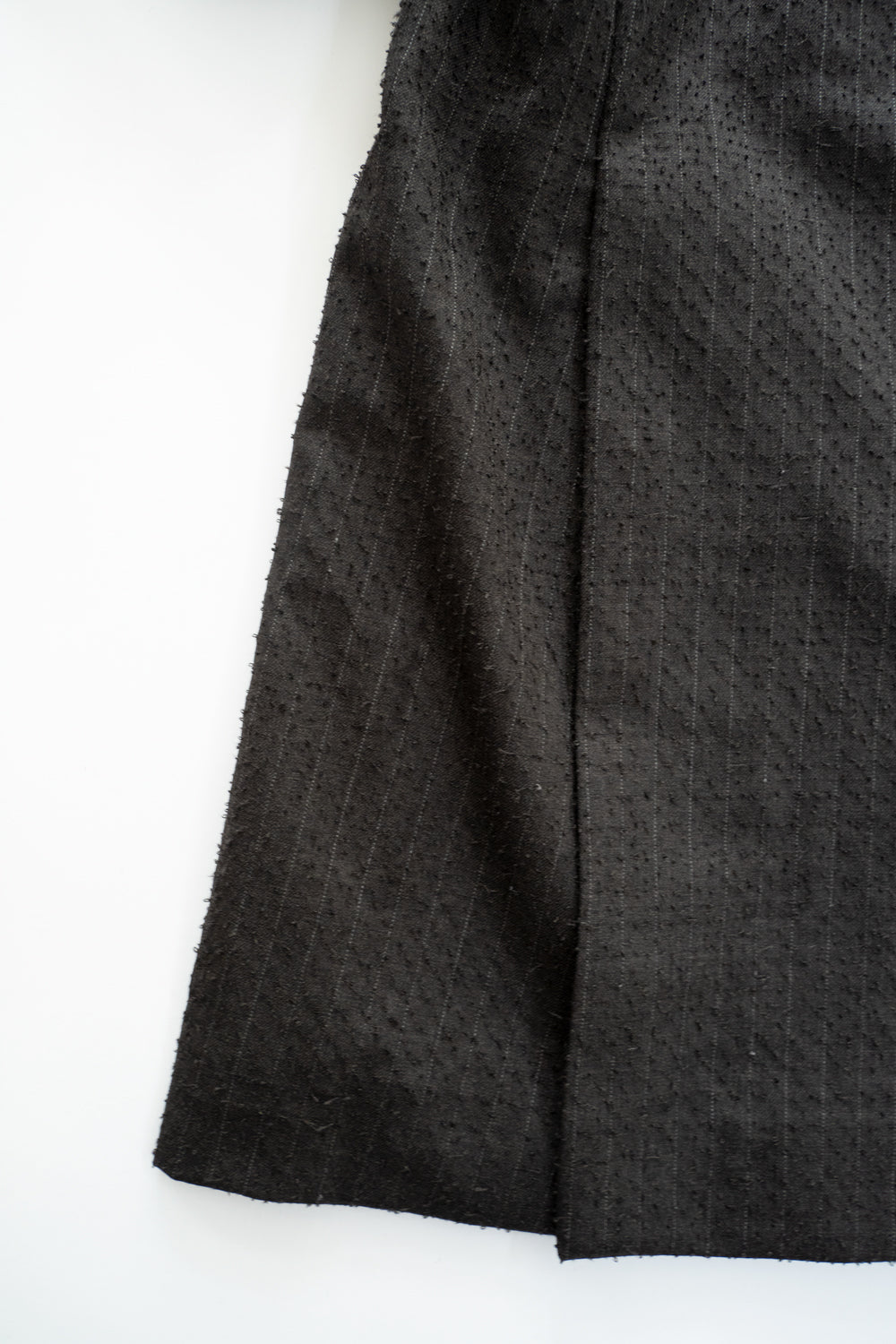 【ラスト1点】Double Breasted Semi Long Blazer(IRON BROWN STRIPES)