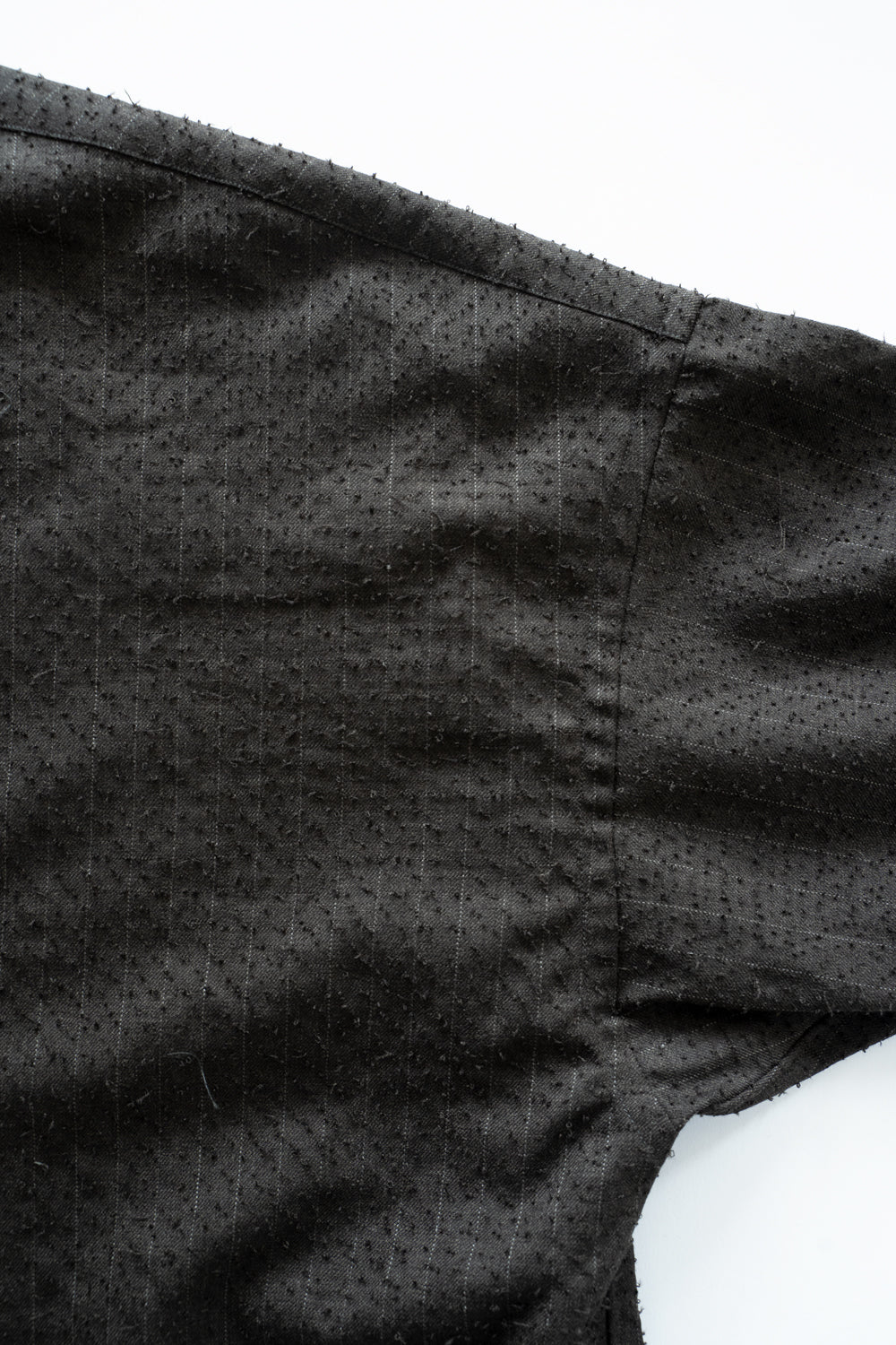 【ラスト1点】Extra Wide Outer Shirts(IRON BROWN STRIPES)