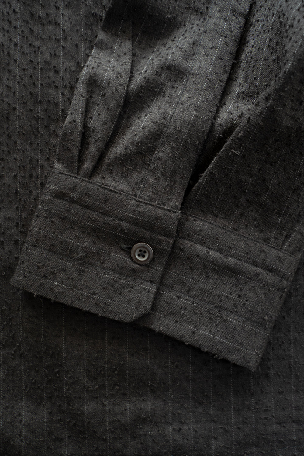 【ラスト1点】Extra Wide Outer Shirts(IRON BROWN STRIPES)