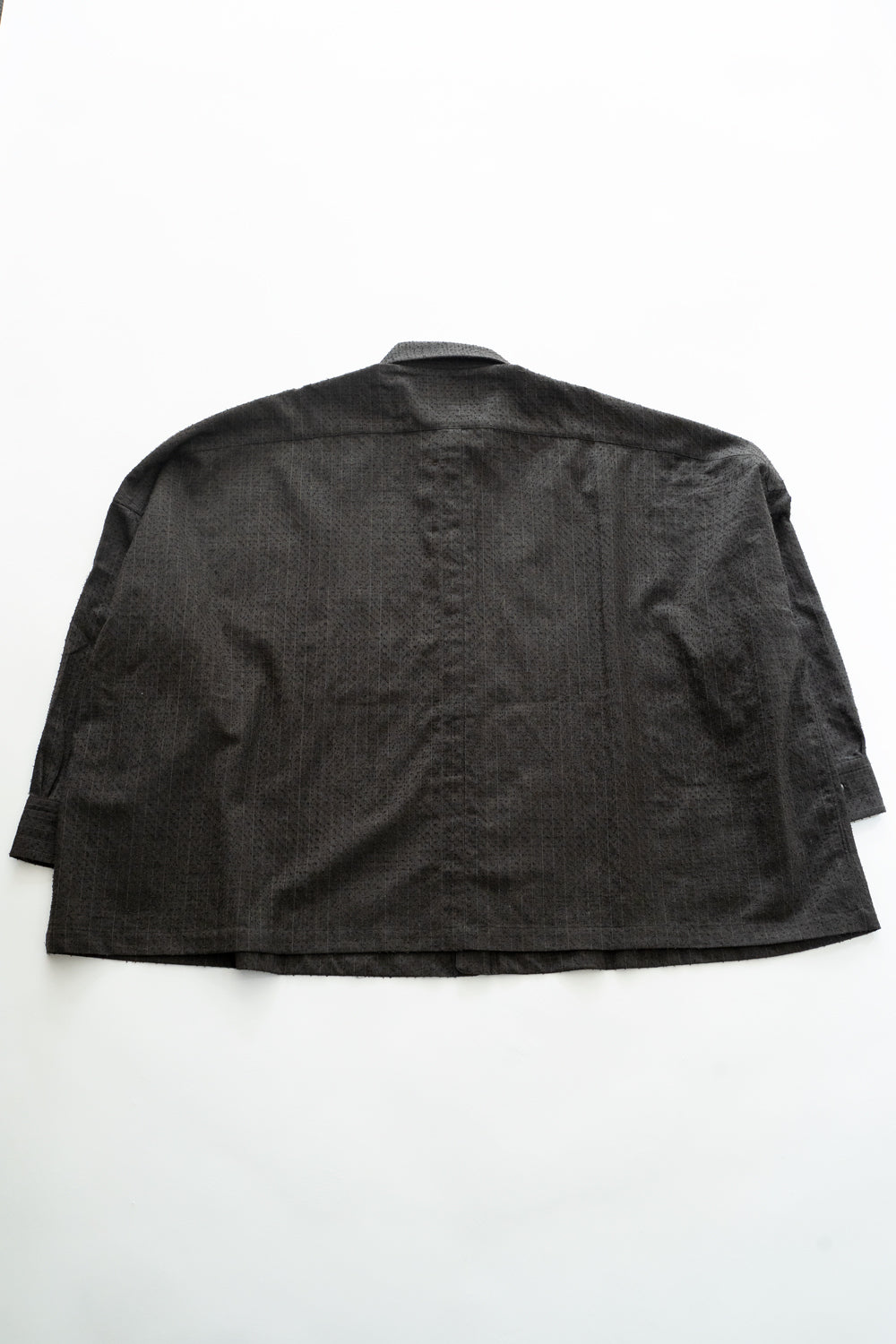 【ラスト1点】Extra Wide Outer Shirts(IRON BROWN STRIPES)