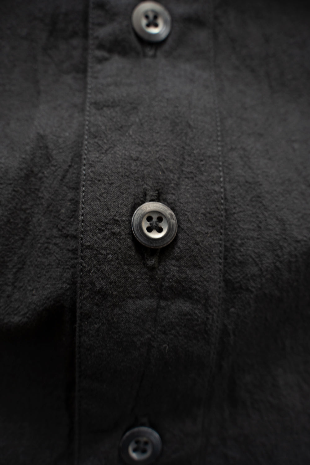 【ラスト1点】Over Sized Short Collar Shirts(BLACK)