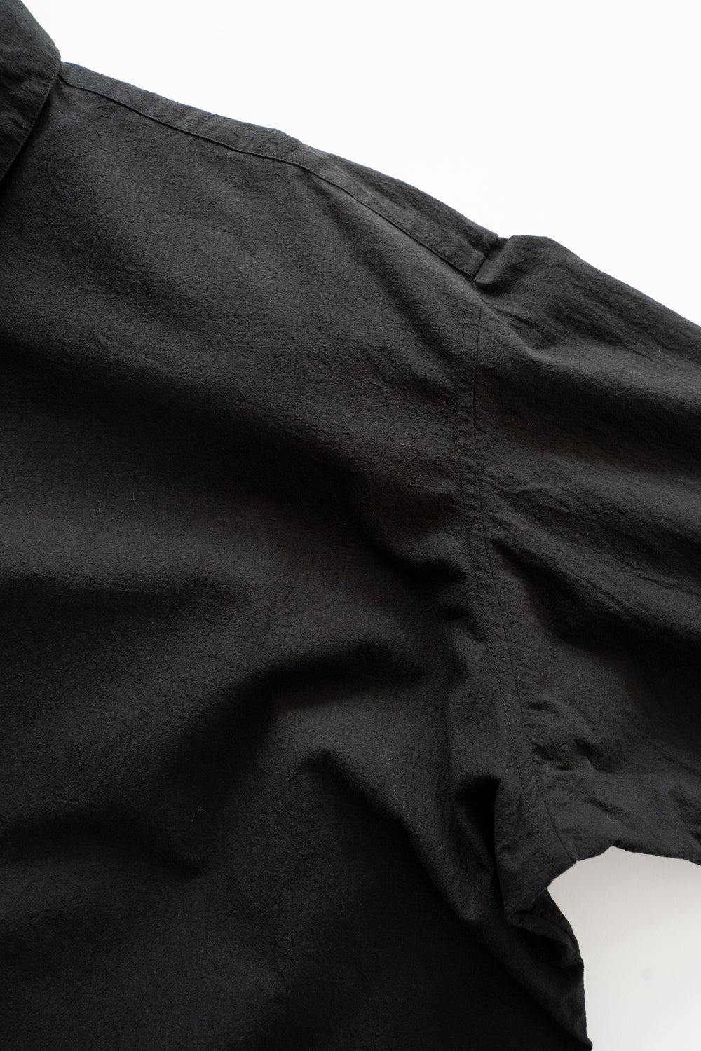 【ラスト1点】Over Sized Short Collar Shirts(BLACK)