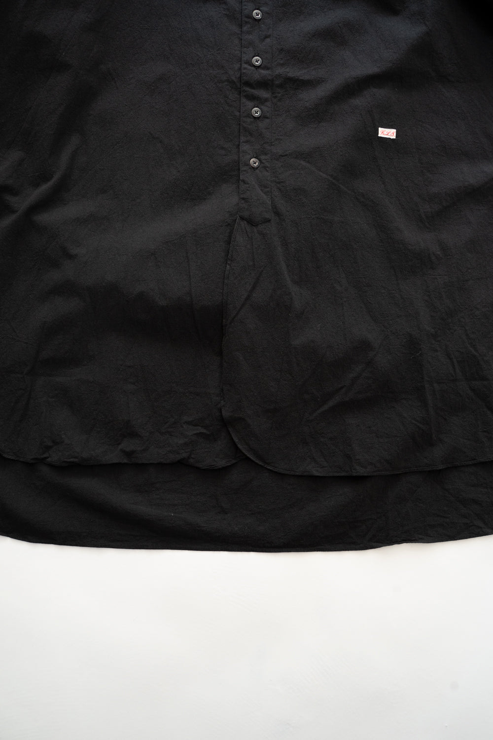 【ラスト1点】Over Sized Short Collar Shirts(BLACK)