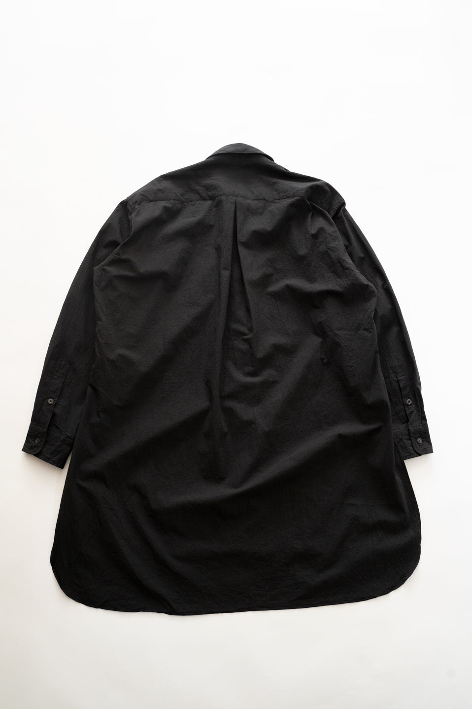 【ラスト1点】Over Sized Short Collar Shirts(BLACK)