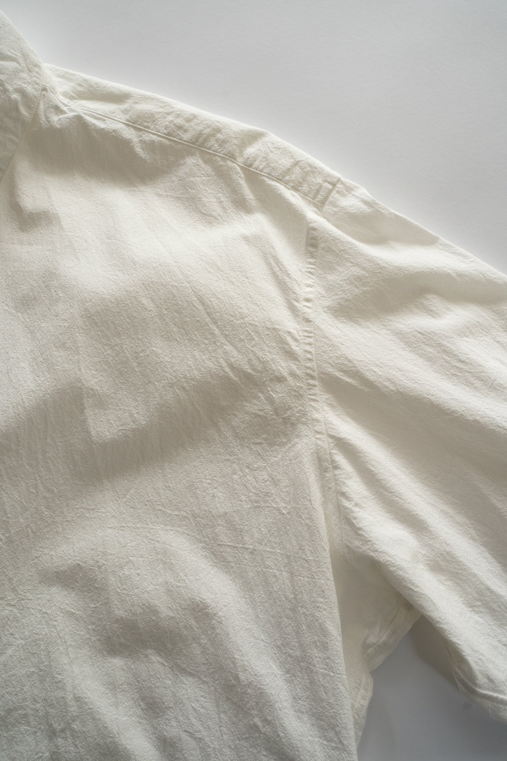 【ラスト1点】Over Sized Short Collar Shirts(WHITE)