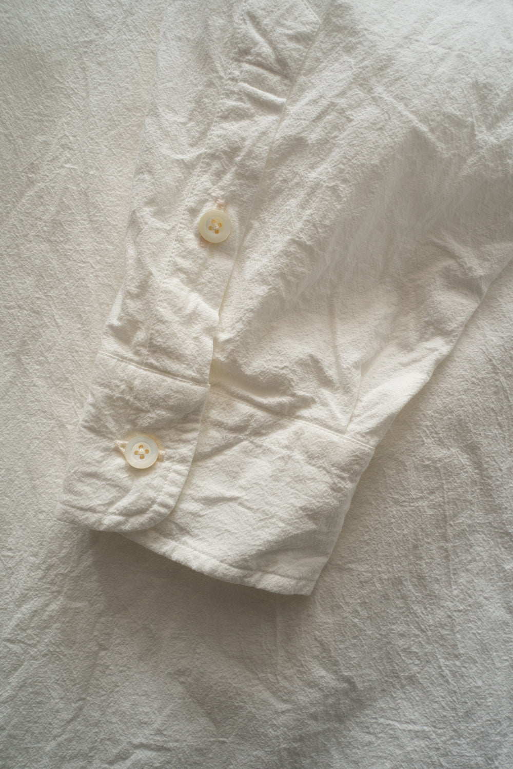 【ラスト1点】Over Sized Short Collar Shirts(WHITE)