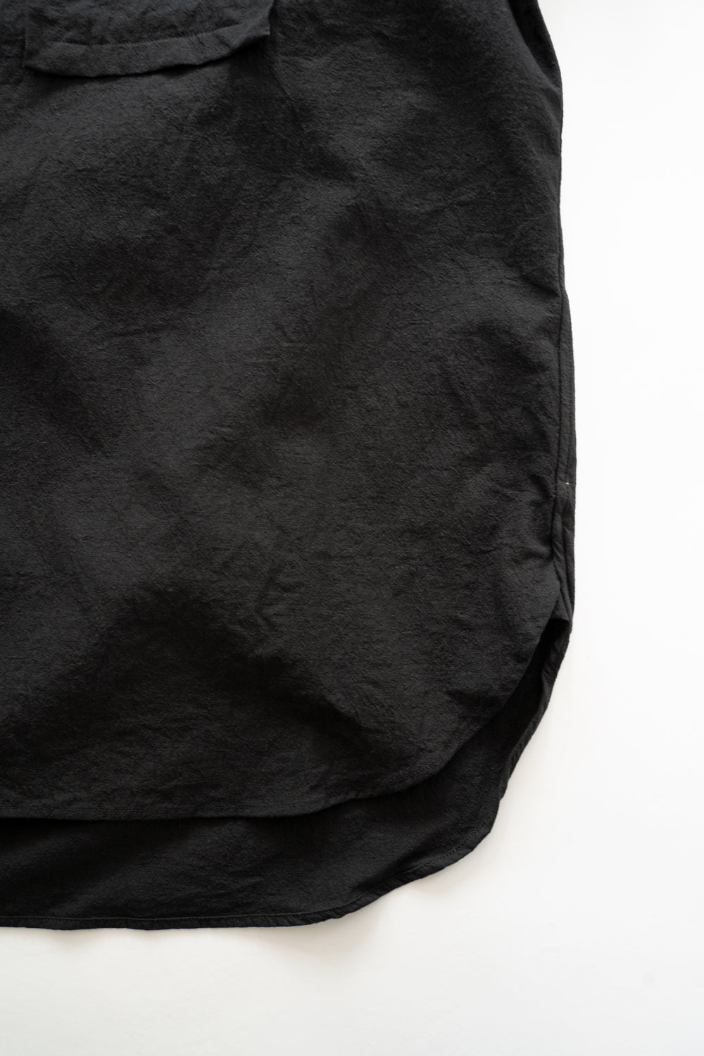 【ラスト1点】Plain Looks Unbalance Shirts(BLACK)