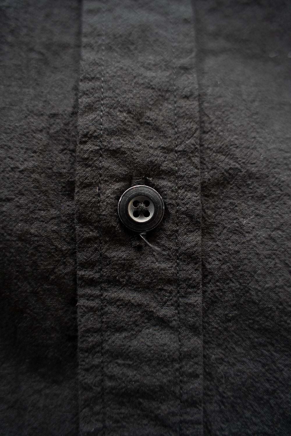 【ラスト1点】Plain Looks Unbalance Shirts(BLACK)