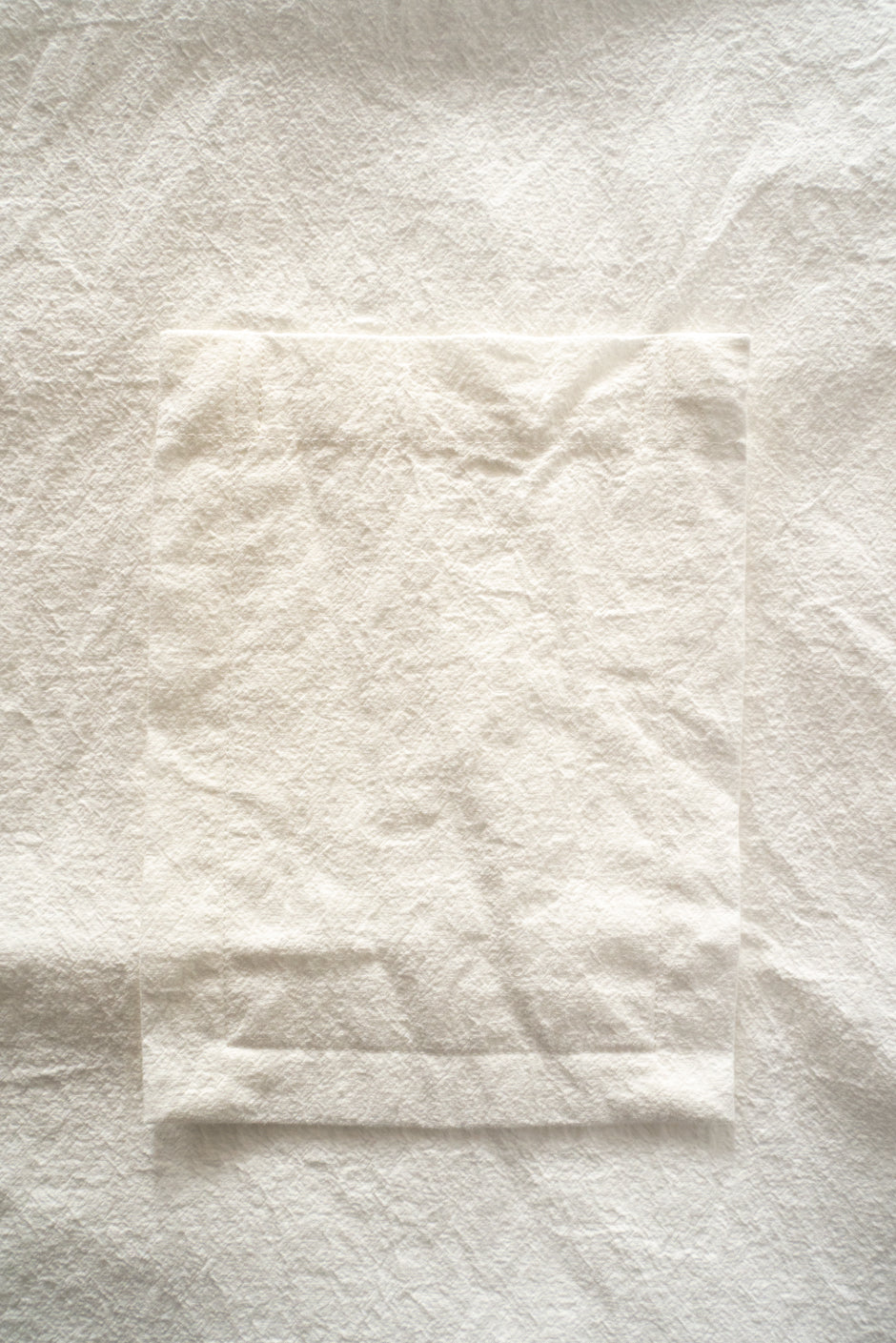 Plain Looks Unbalance Shirts(WHITE)