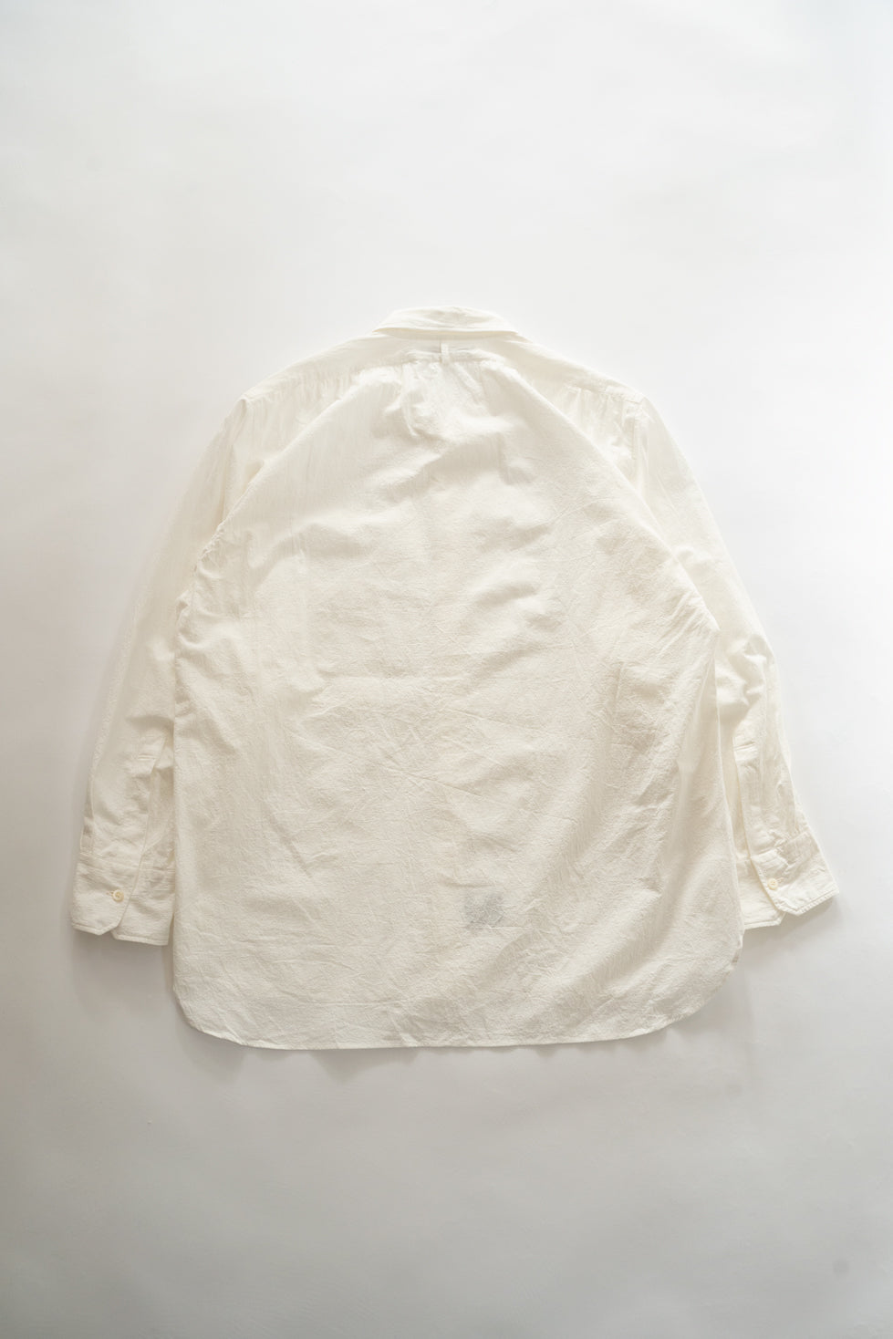 Plain Looks Unbalance Shirts(WHITE)