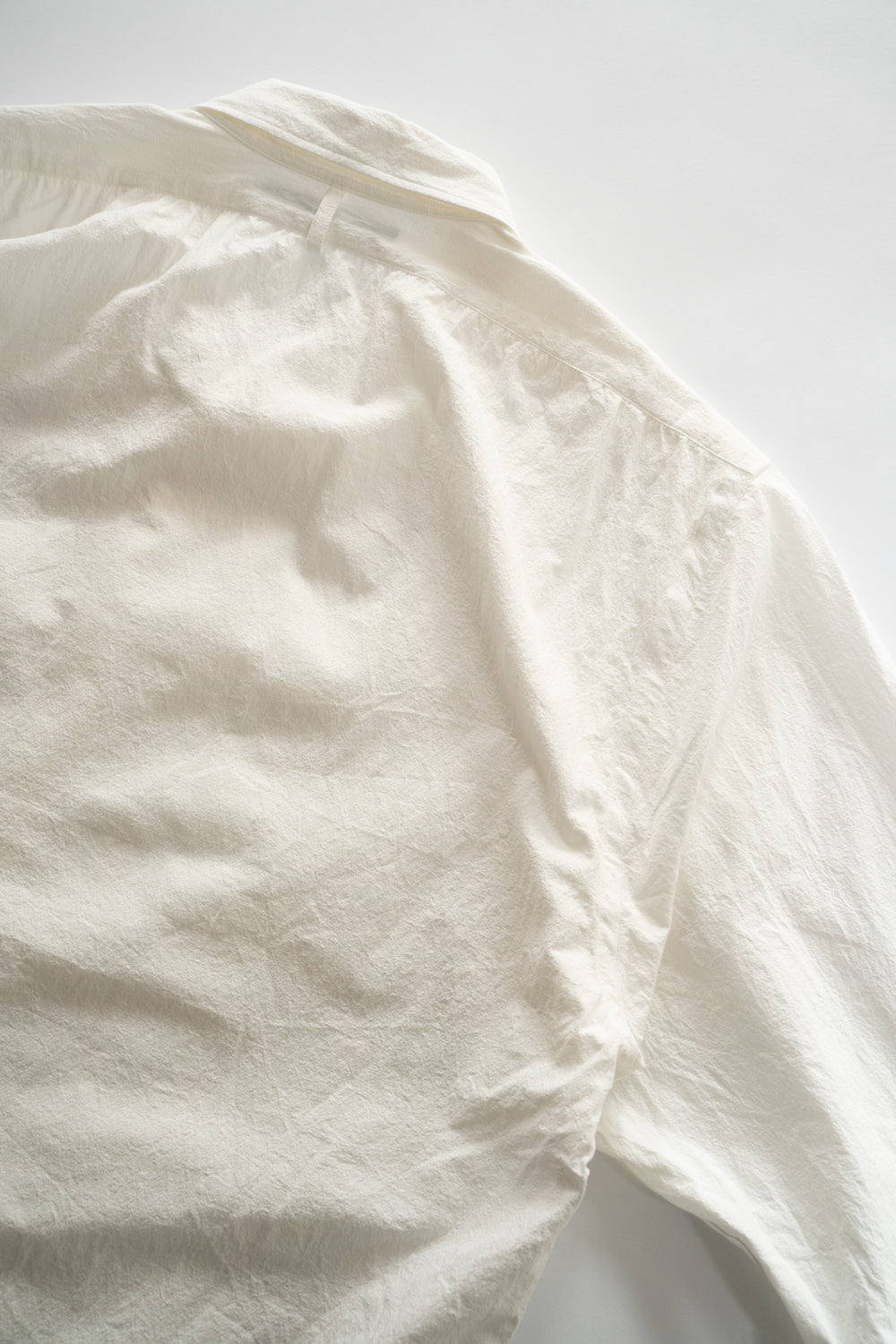 Plain Looks Unbalance Shirts(WHITE)