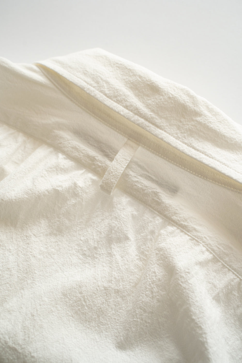 Plain Looks Unbalance Shirts(WHITE)