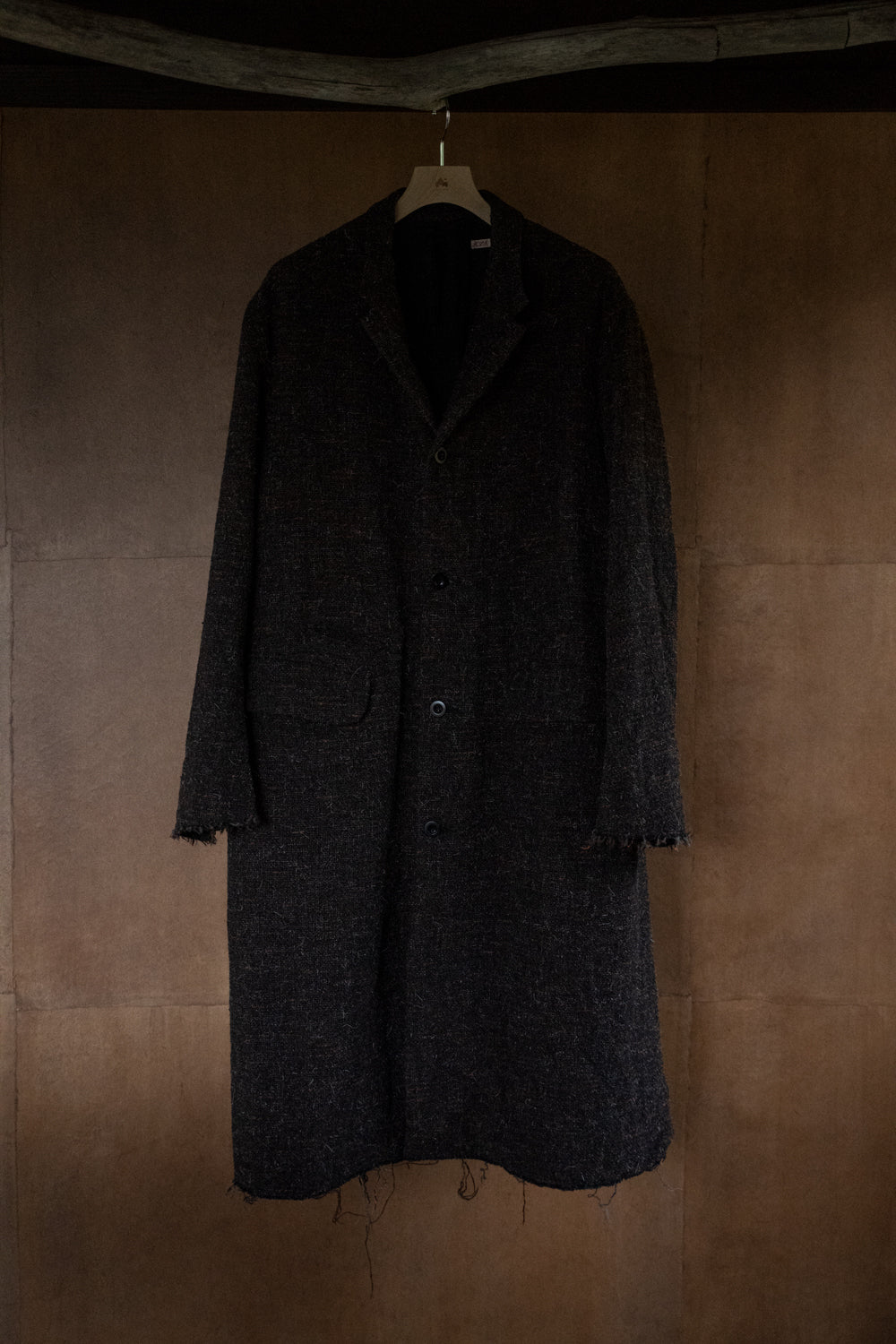 【ラスト1点】Cut Off Classic Straight Coat(MIX BROWN)