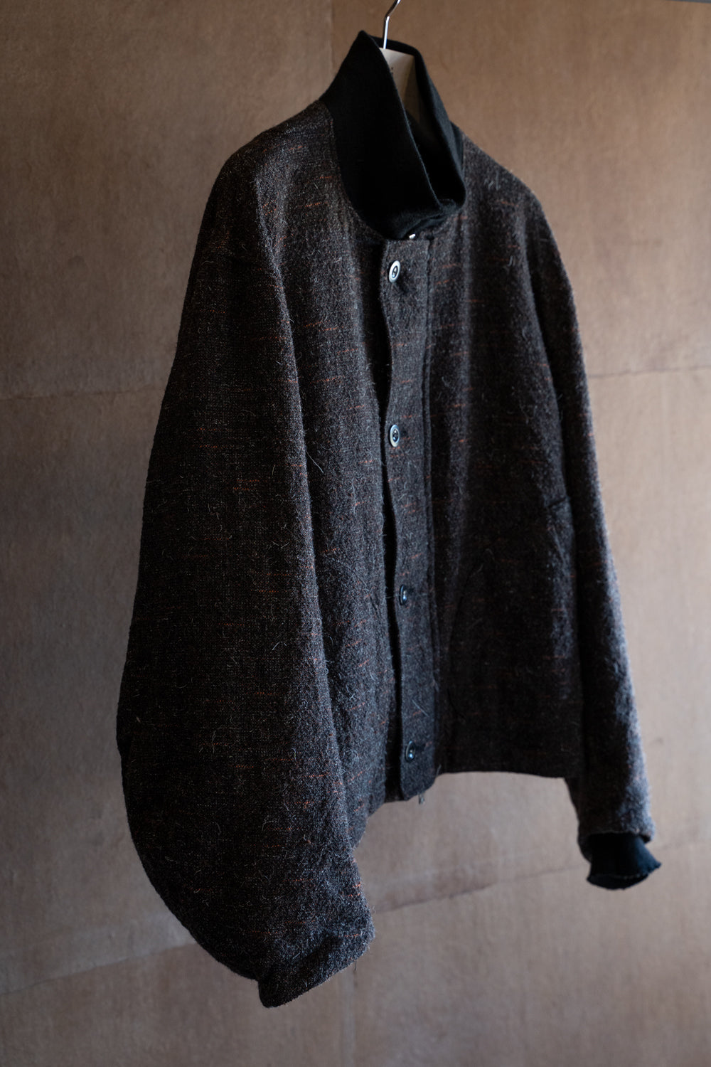 【ラスト1点】Volume Sleeve Tankers Blouson(MIX BROWN)