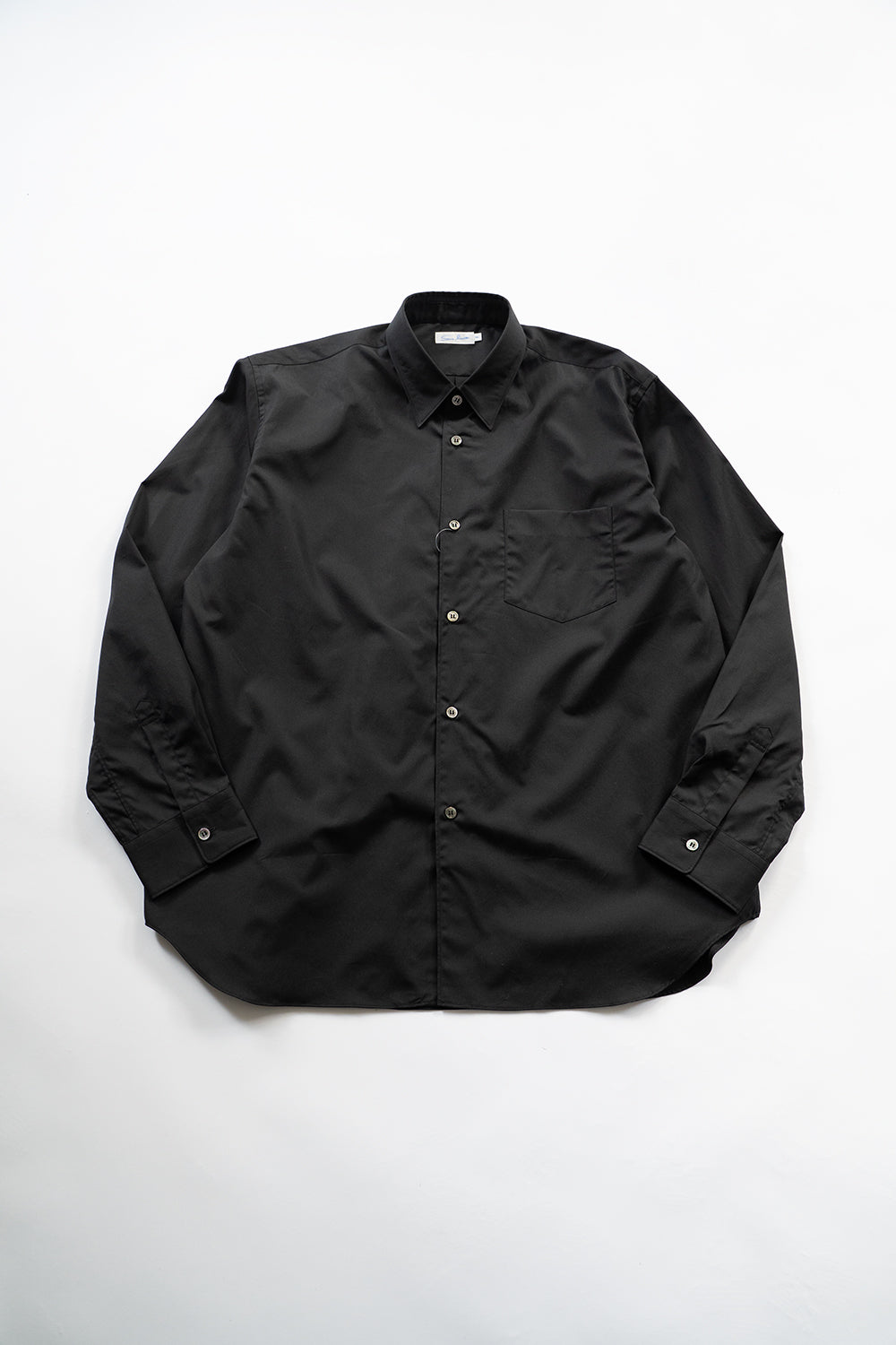 SH01B ブロードボックスレギュラーカラーシャツ(BLACK)